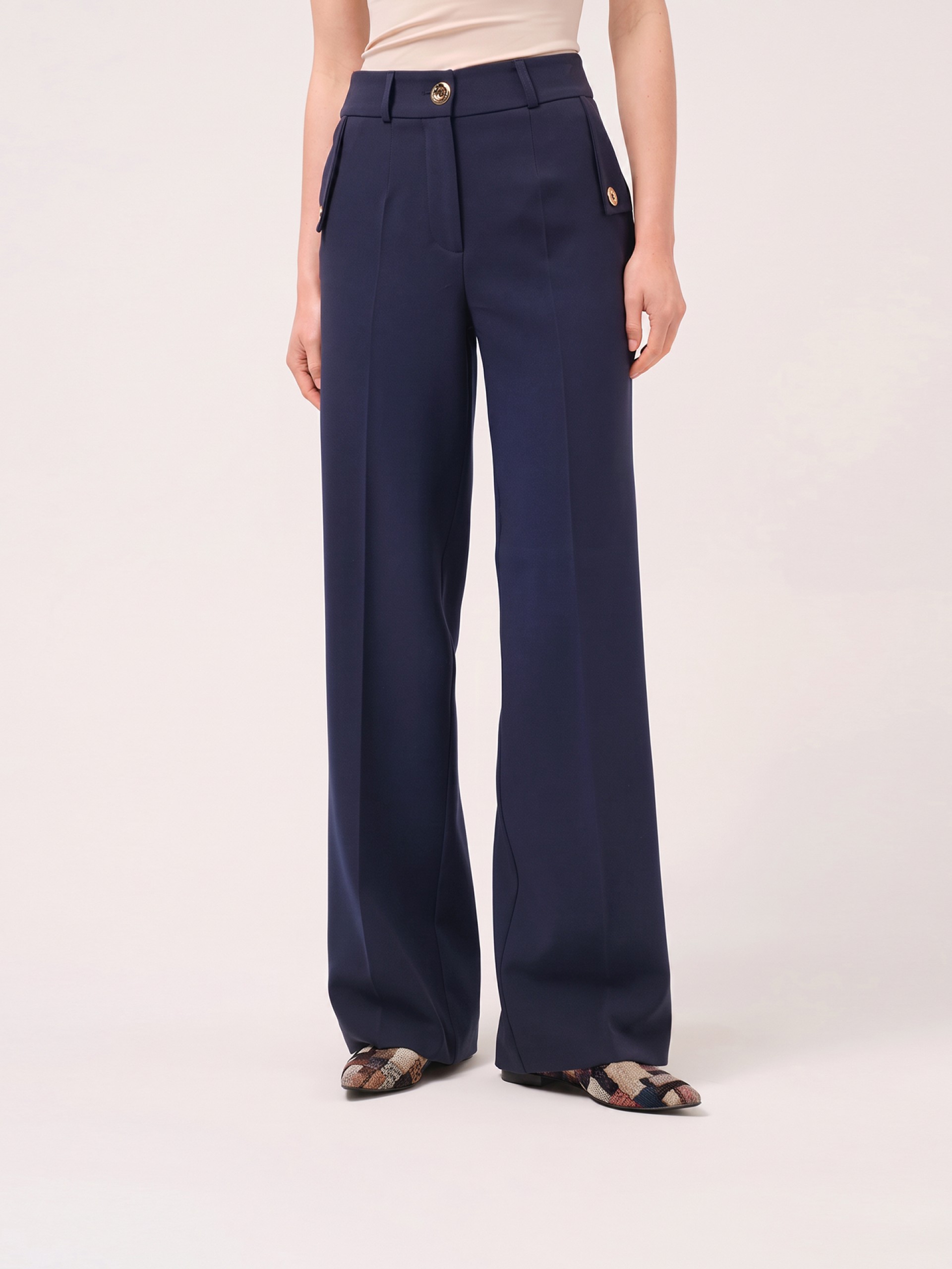 Plain trousers