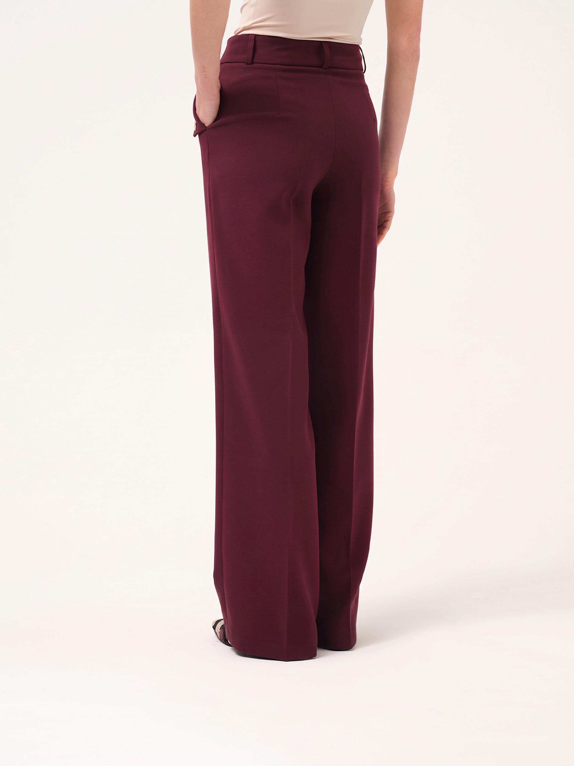 Plain trousers