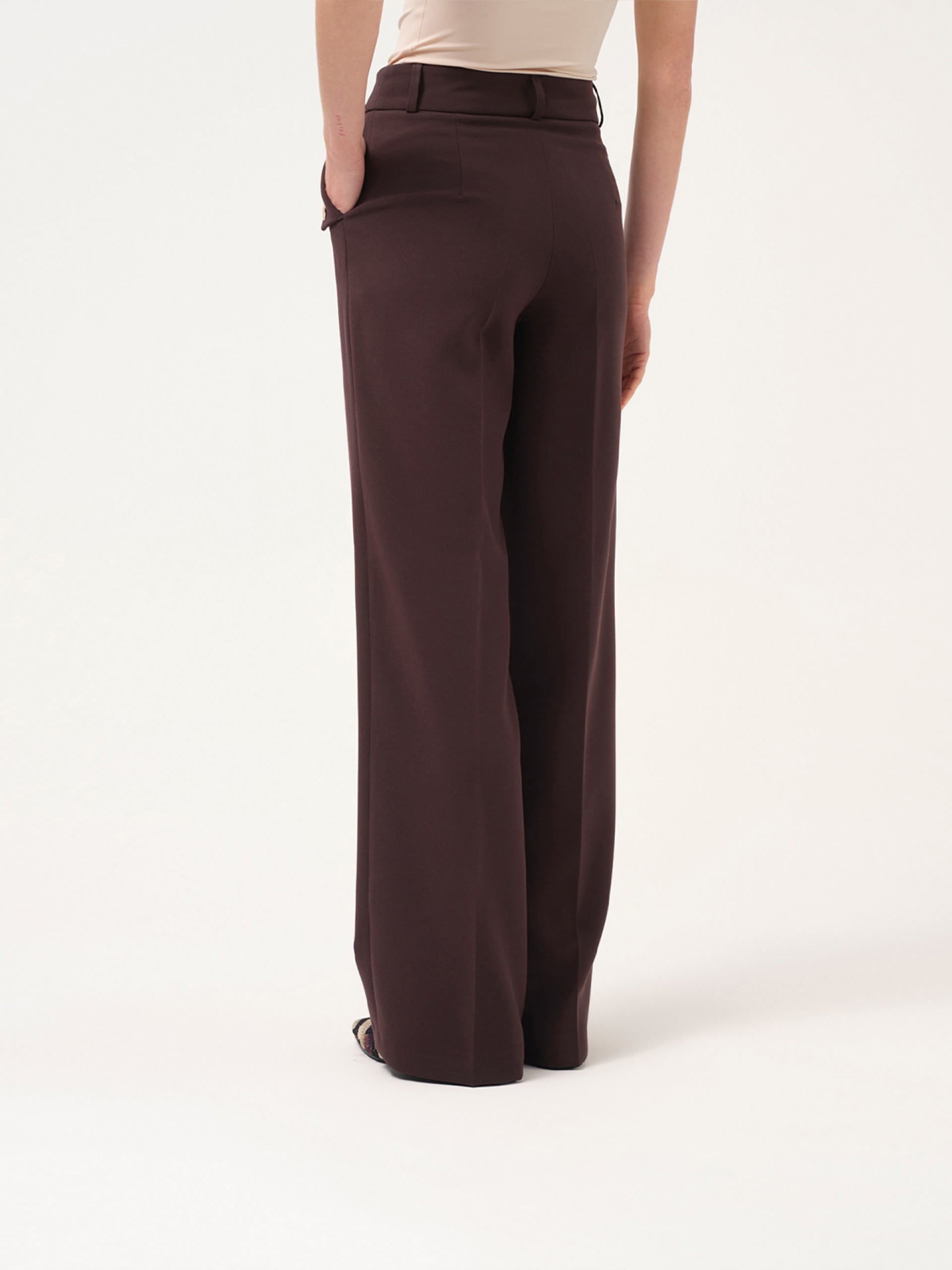 Plain trousers