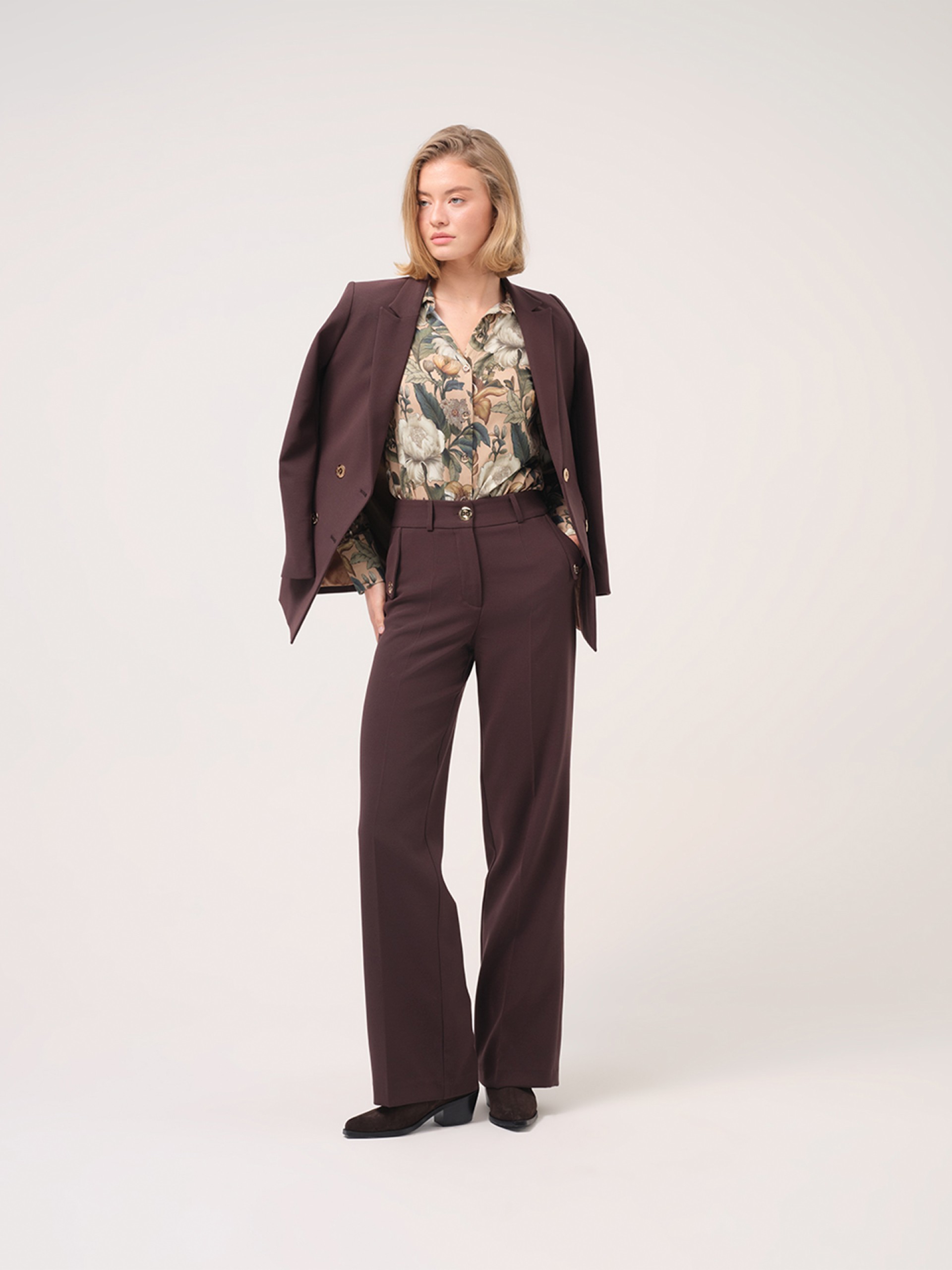 Plain trousers
