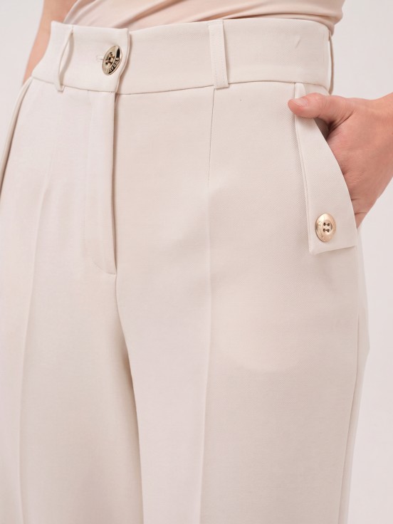 Plain trousers