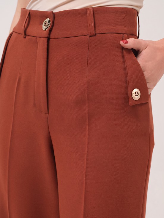 Plain trousers