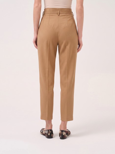 Classic trousers with decorative belt Classic trousers with decorative belt