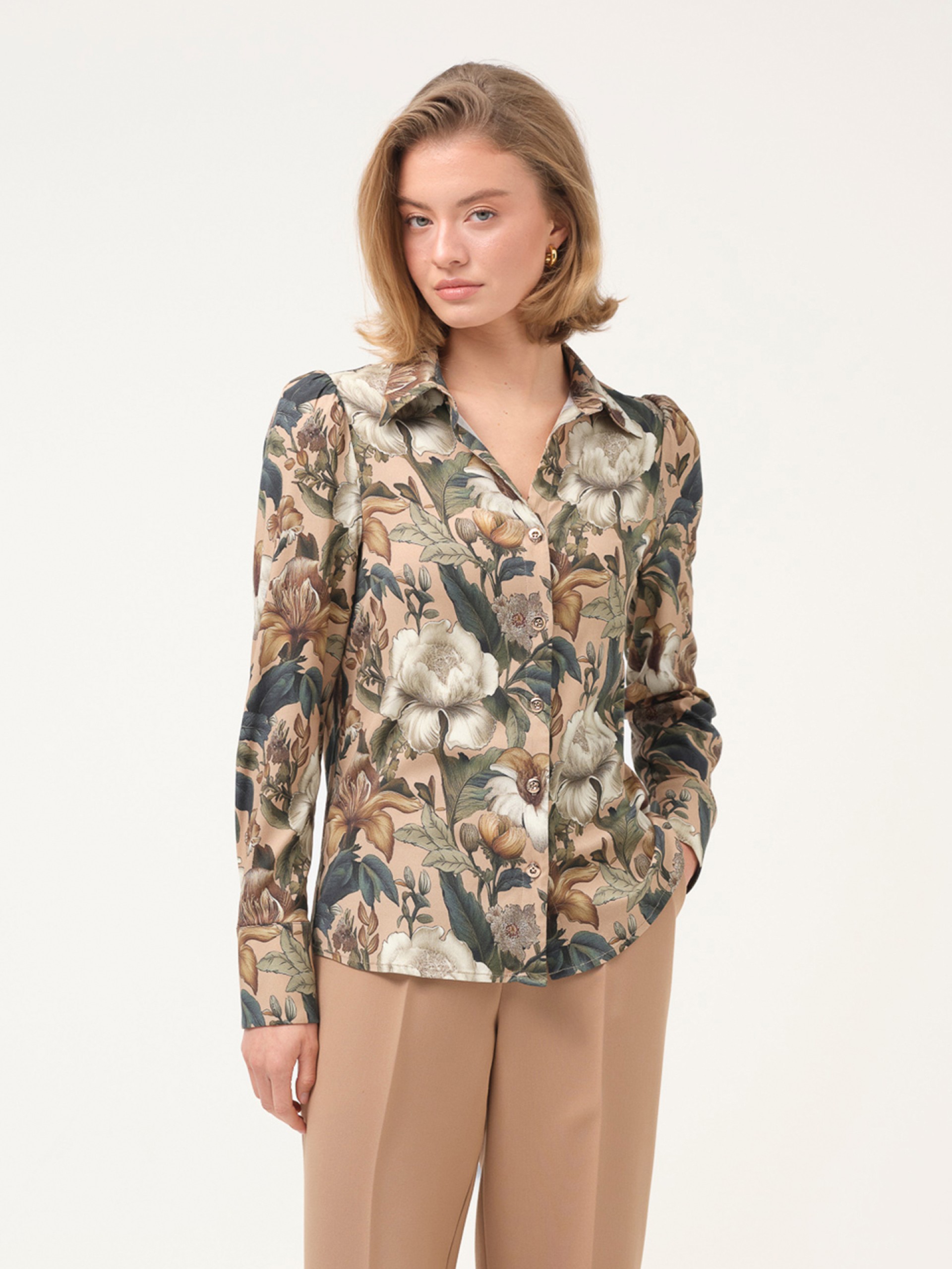 Camisa de estampado floral
