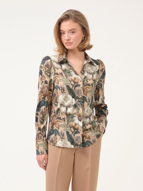 Camisa de estampado floral