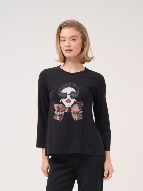 Camisola de manga comprida