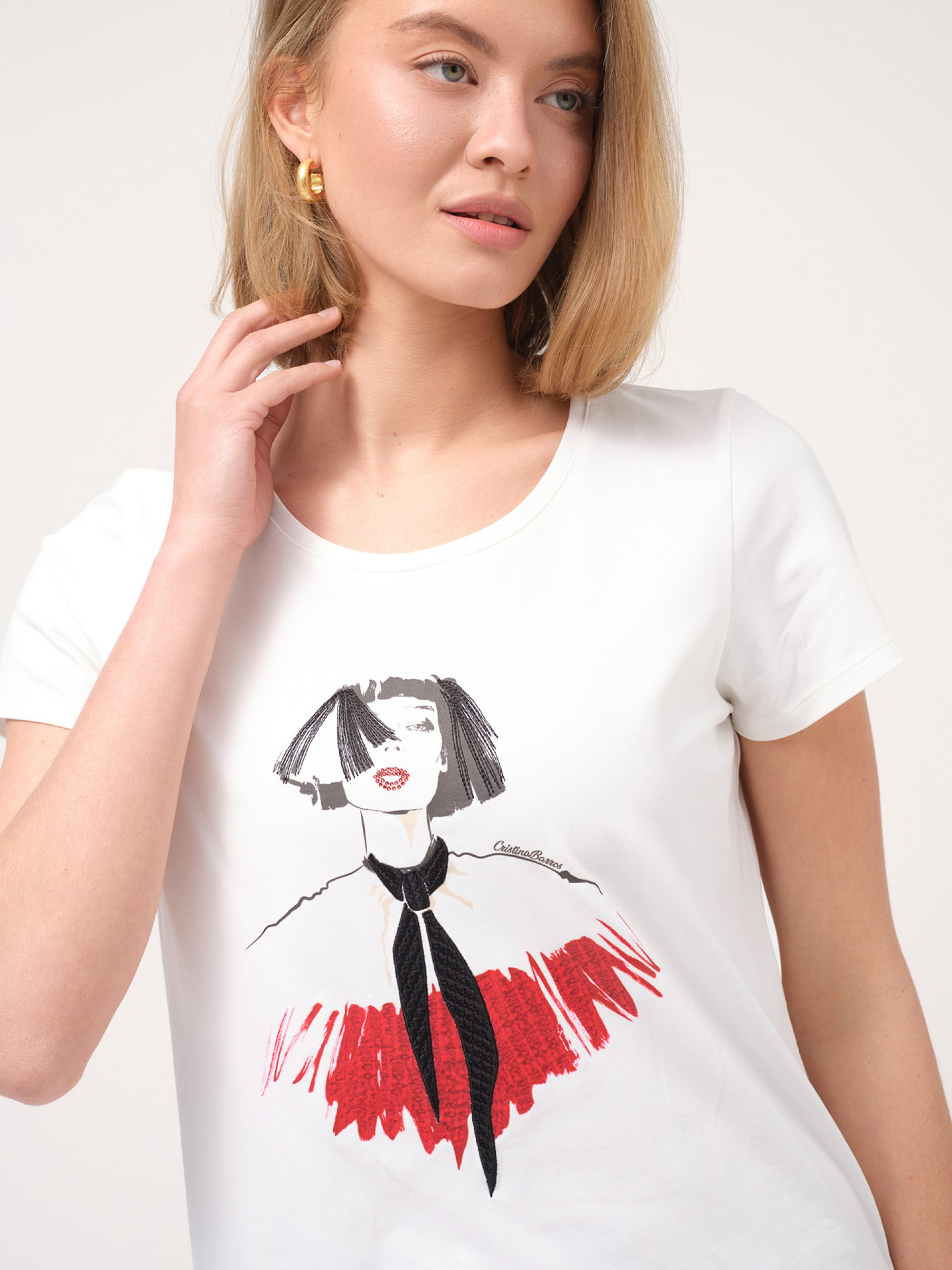 T-shirt com estampado