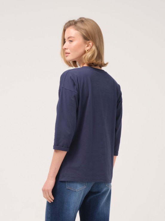 Camisola com mangas 3/4