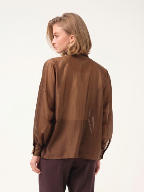 Blouse with pintucks