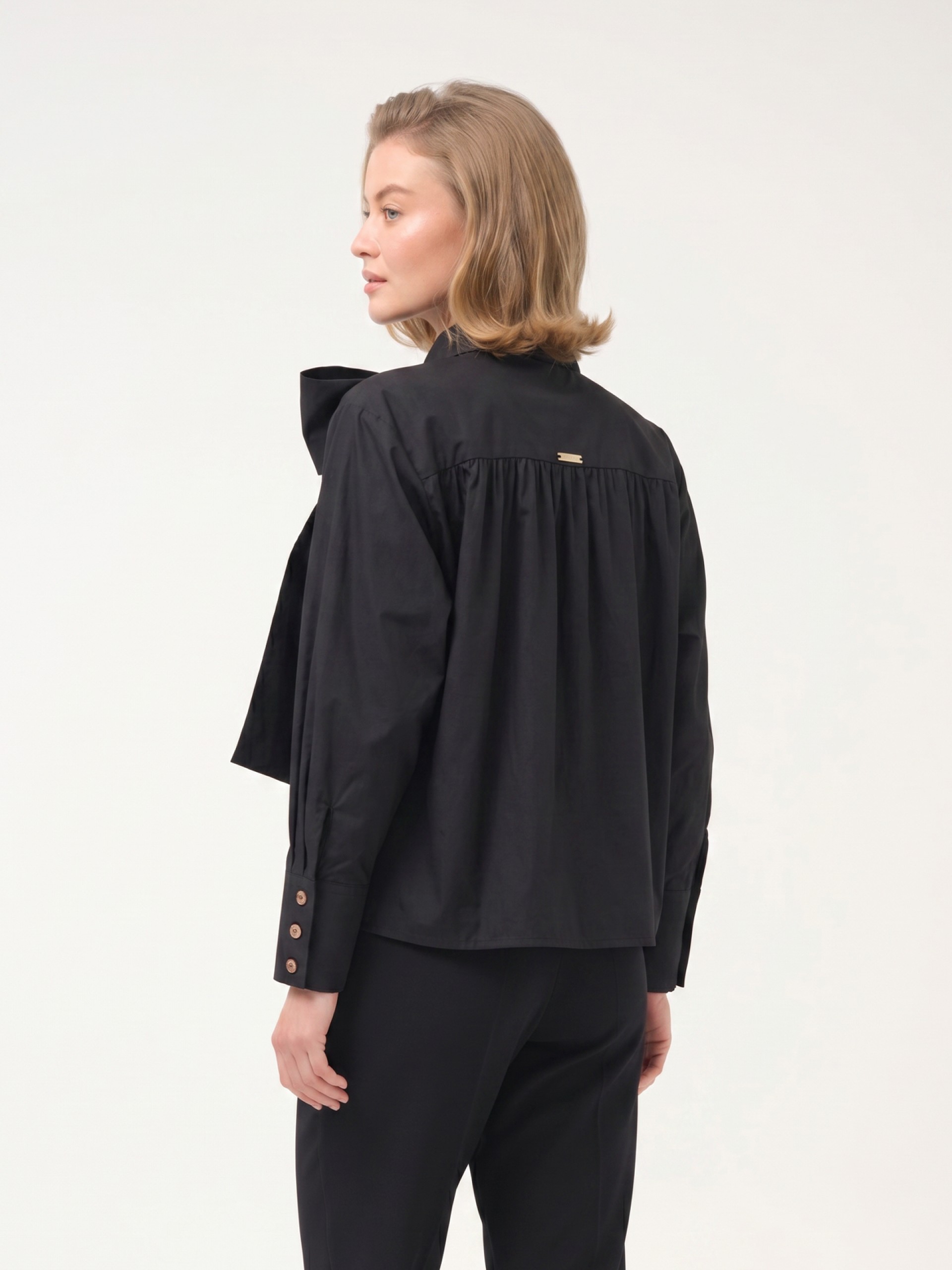 Shirt with bow