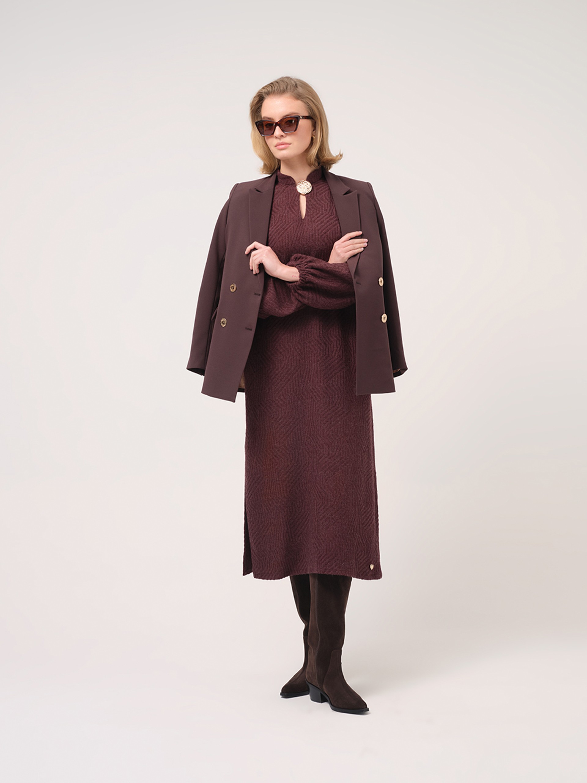 Long-sleeved dress