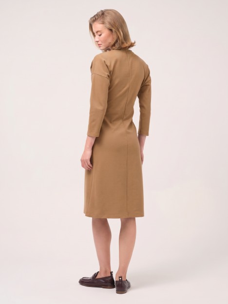 Midi knit dress with knot Midi knit dress with knot