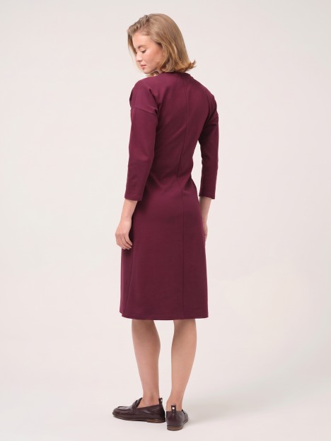 Midi knit dress with knot Midi knit dress with knot