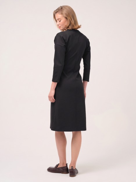 Vestido midi de malha com n�