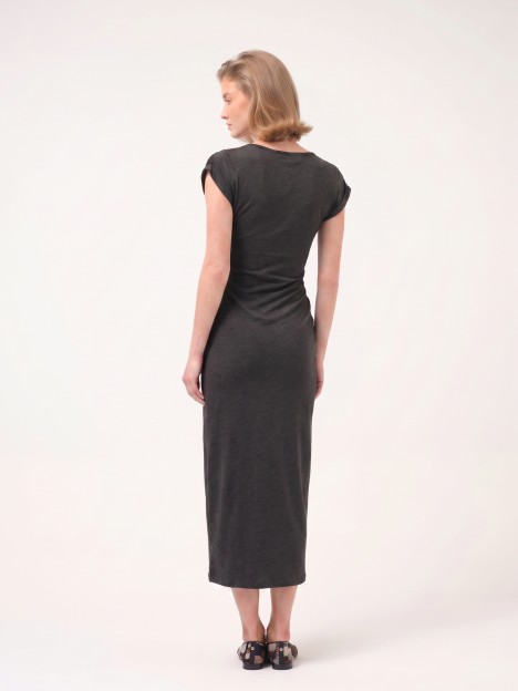 Long knitted wrap dress Long knitted wrap dress