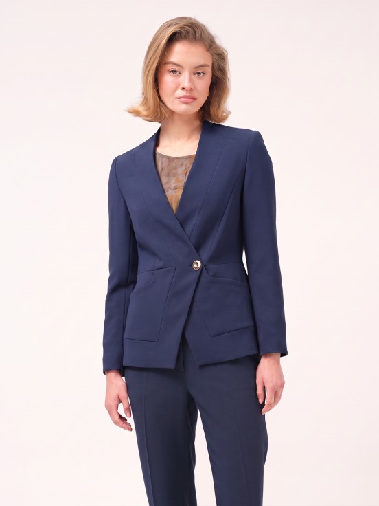 Blazer with pockets
