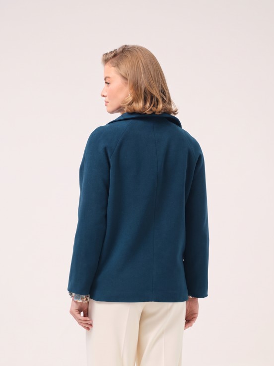 Woven short coat
