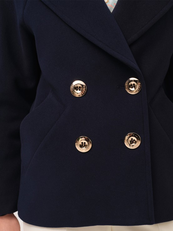 Woven short coat