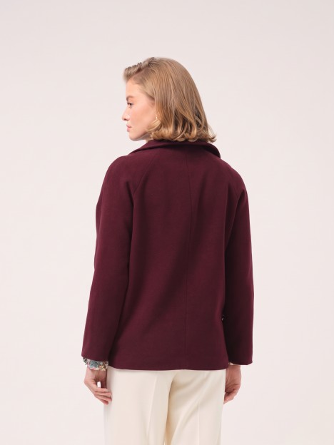 Woven short coat Woven short coat