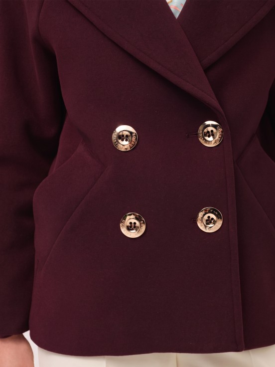Woven short coat