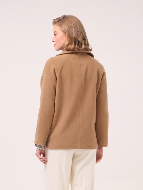 Woven short coat