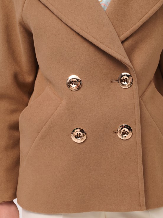 Woven short coat