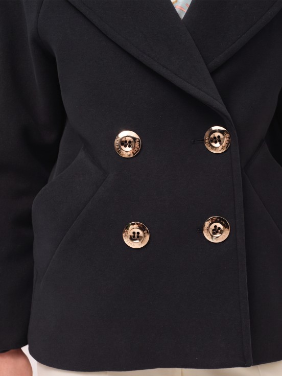 Woven short coat