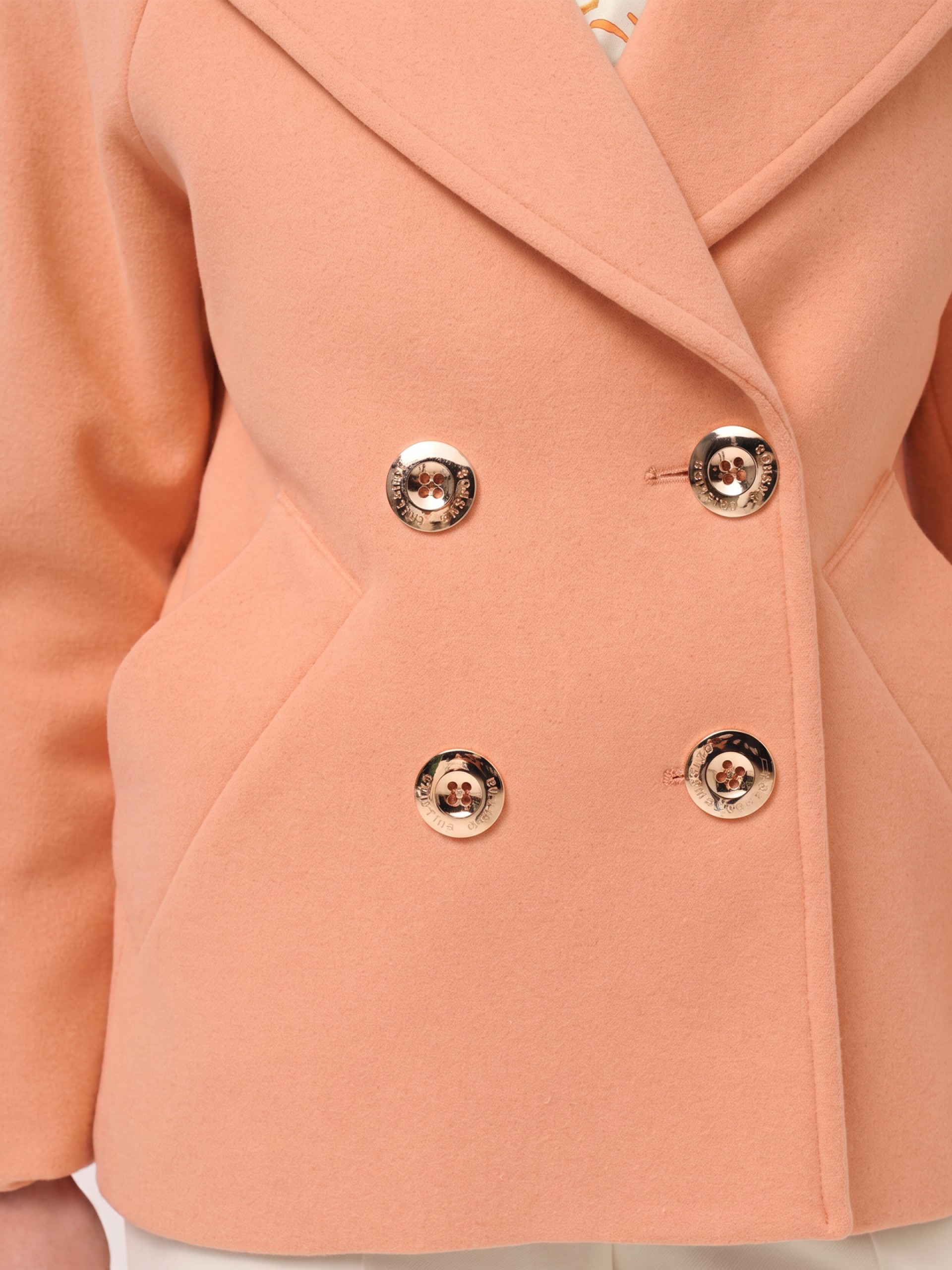 Woven short coat
