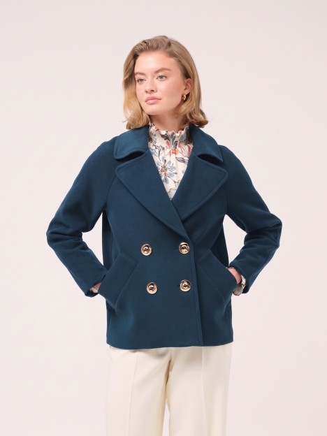 Woven short coat