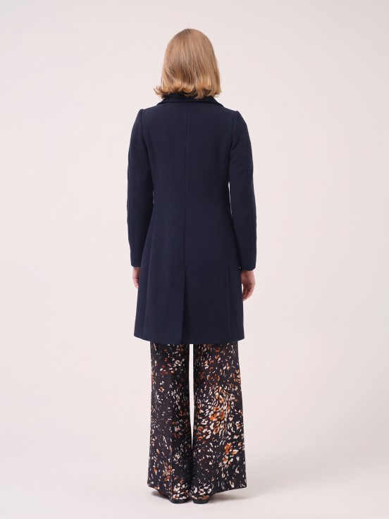 Fitted midi coat