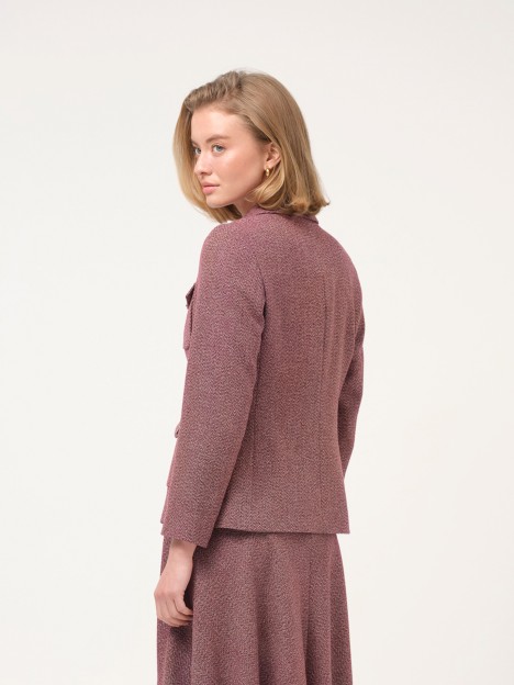 Blazer de l� com bolsos chapa