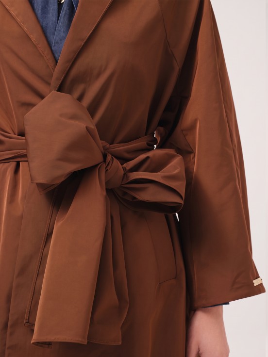 Hooded rain cape