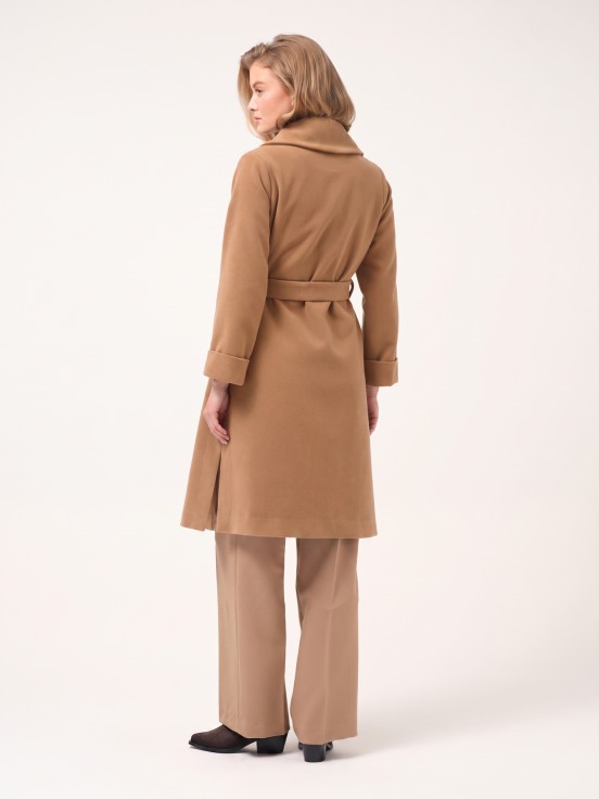 Casaco midi robe