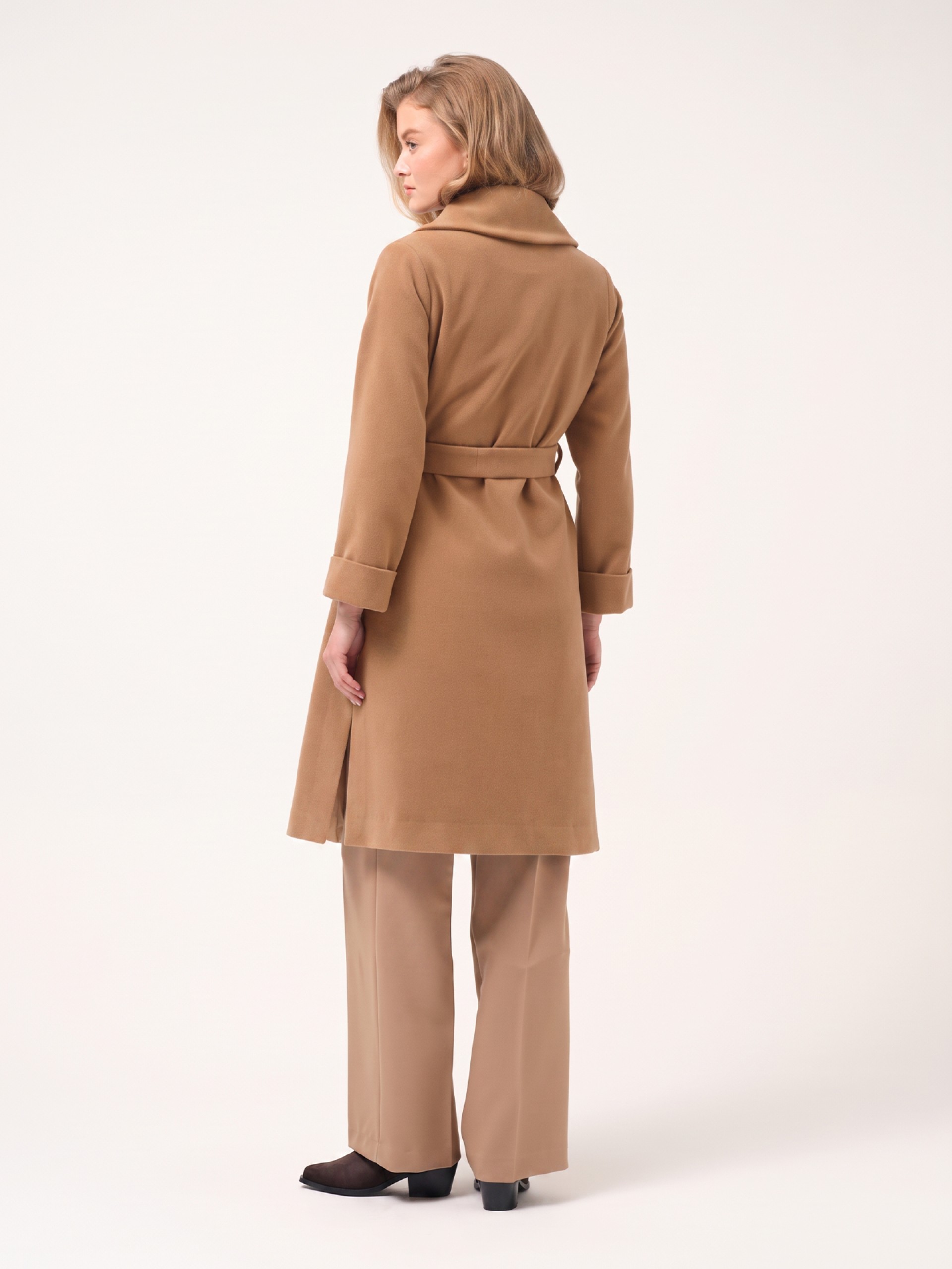 Midi robe coat