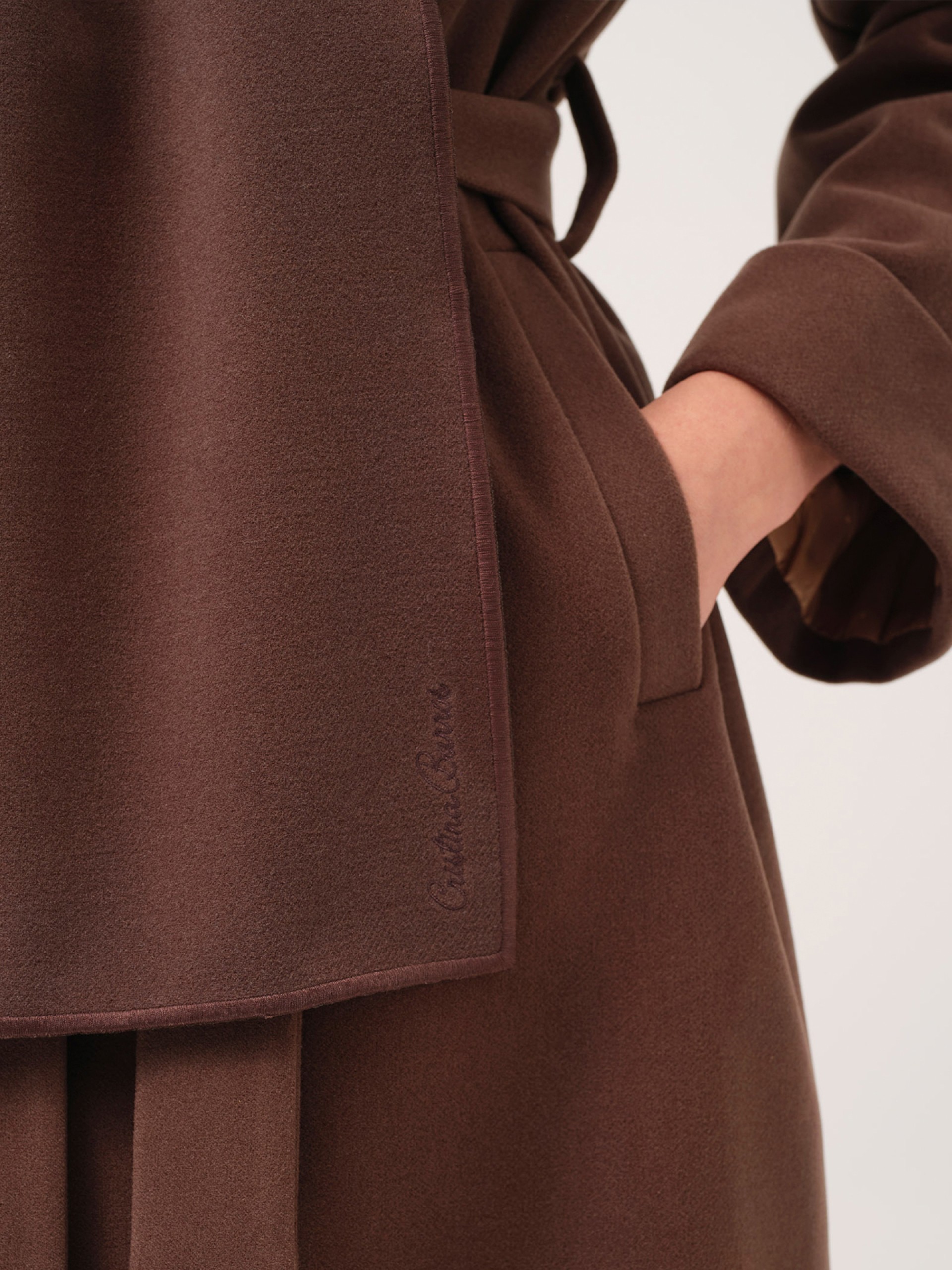 Midi robe coat