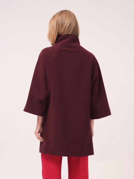Midi coat with high collar Midi coat with high collar
