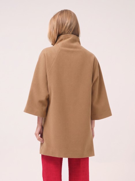 Midi coat with high collar Midi coat with high collar