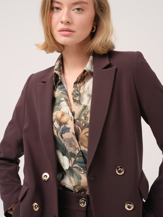 Plain blazer