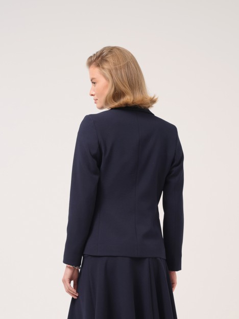 Blazer com aplica��es nos bolsos