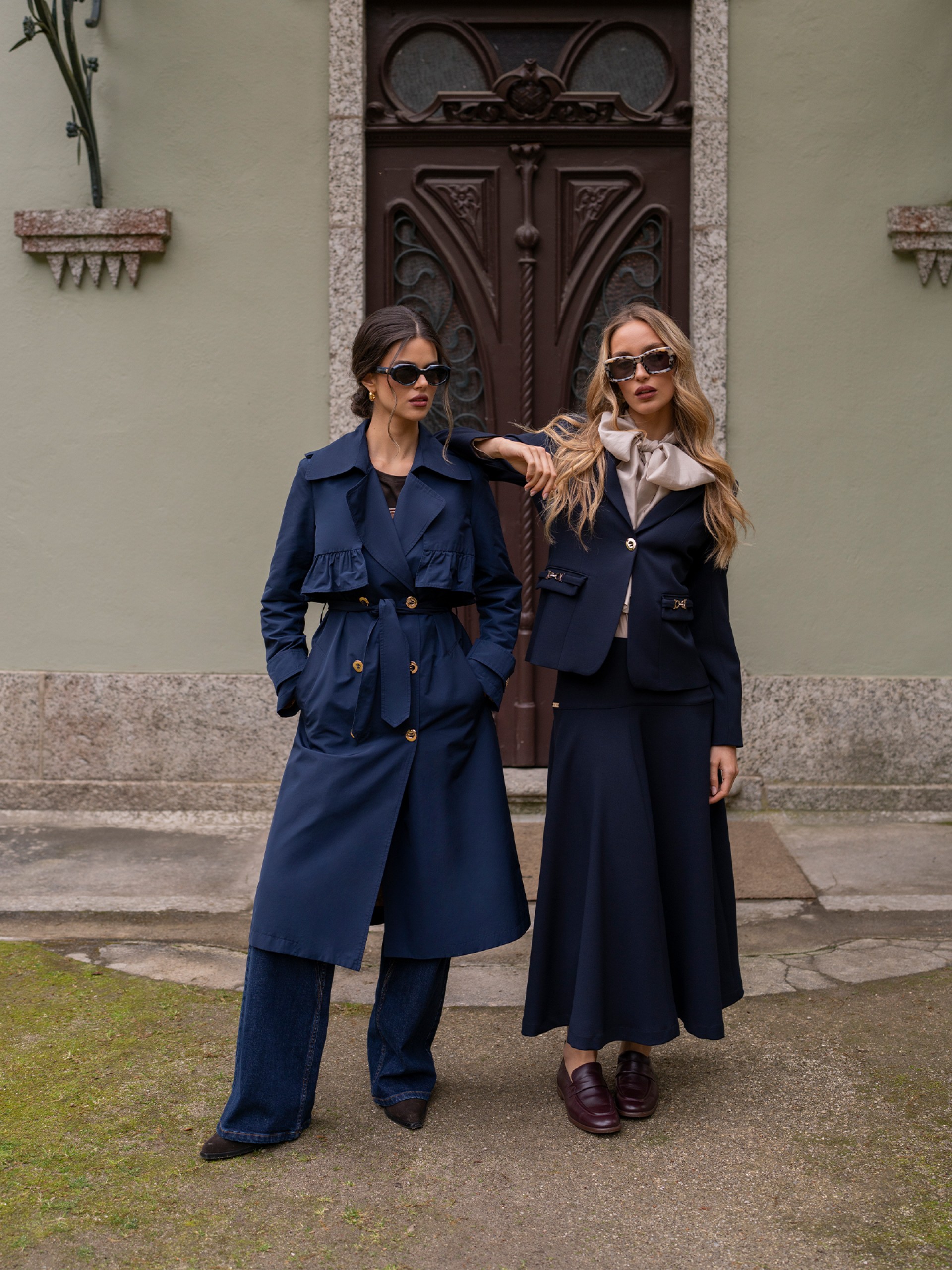 Blazer com aplicações nos bolsos