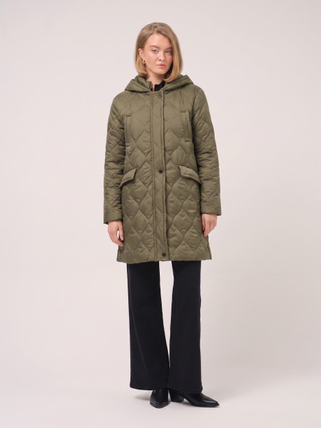 Quilted midi coat Quilted midi coat