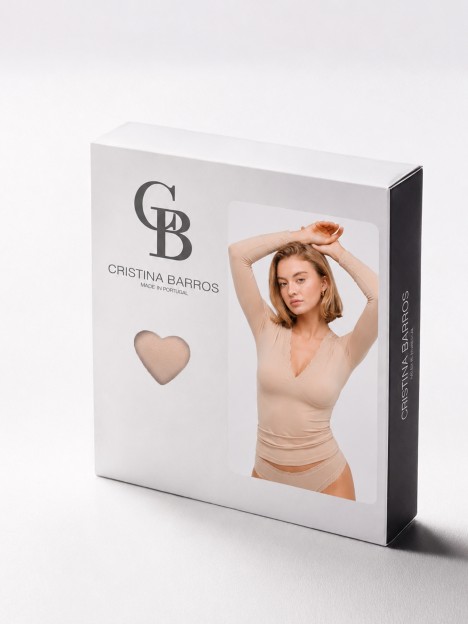 Camisola decote em V