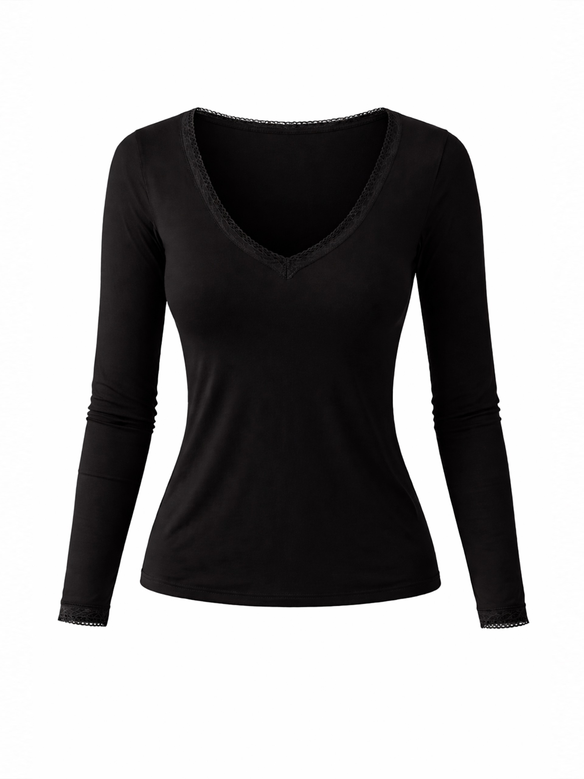 V-neck second skin