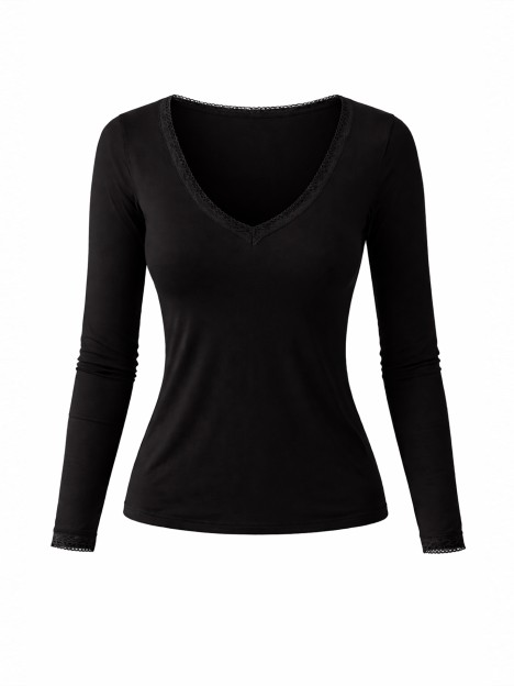 V-neck second skin V-neck second skin