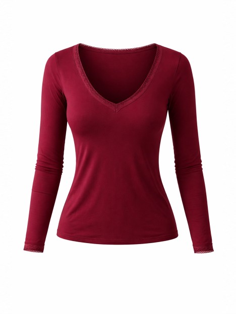 V-neck second skin V-neck second skin