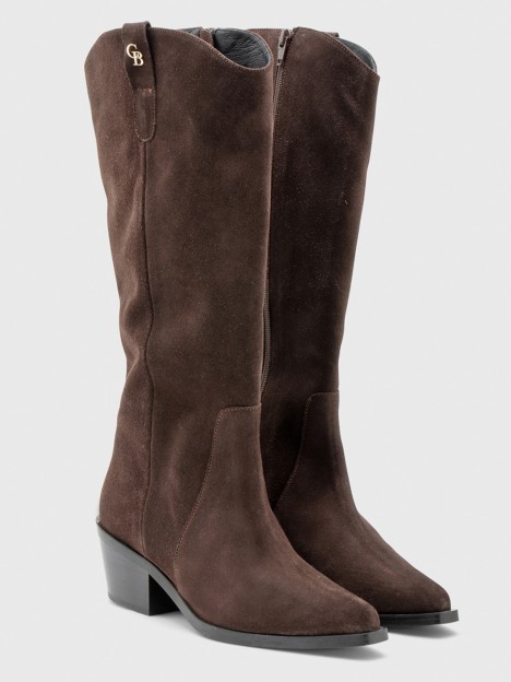 Bota alta em camur�a